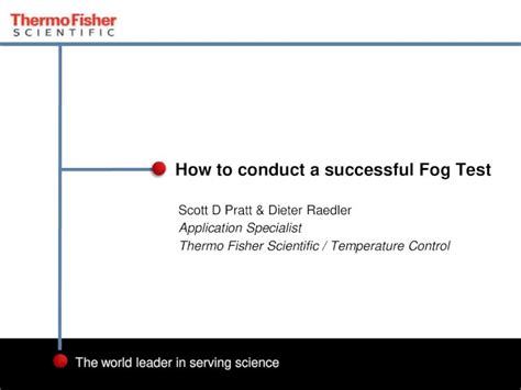 Fogging Testing department store|how to conduct fog testing.